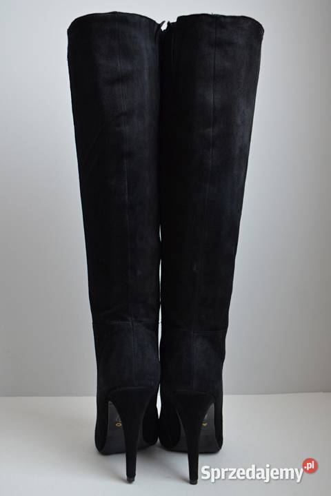 PERFEKCYJNA SZPILKA przyjemny ZAMSZ kozaki ALDO inna Białystok