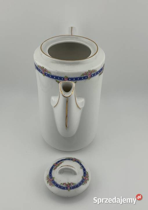 Przedwojenny mały dzbanek EPIAG Royal Art Deco Porcelana i szkło Kraków