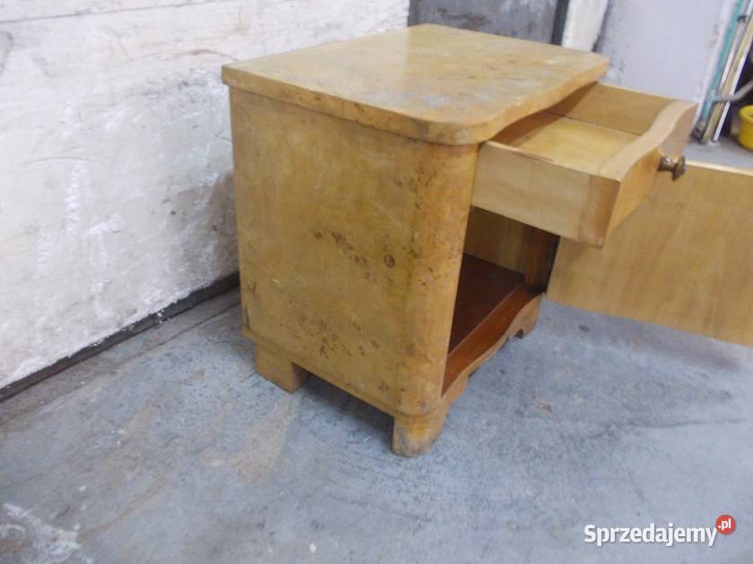 Stara szafka nocna PRL vintage nakastlik lata Bielsko-Biała