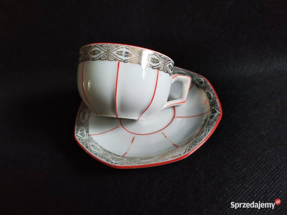 Stara przedwojenna filiżanka Porcelana i szkło śląskie Katowice