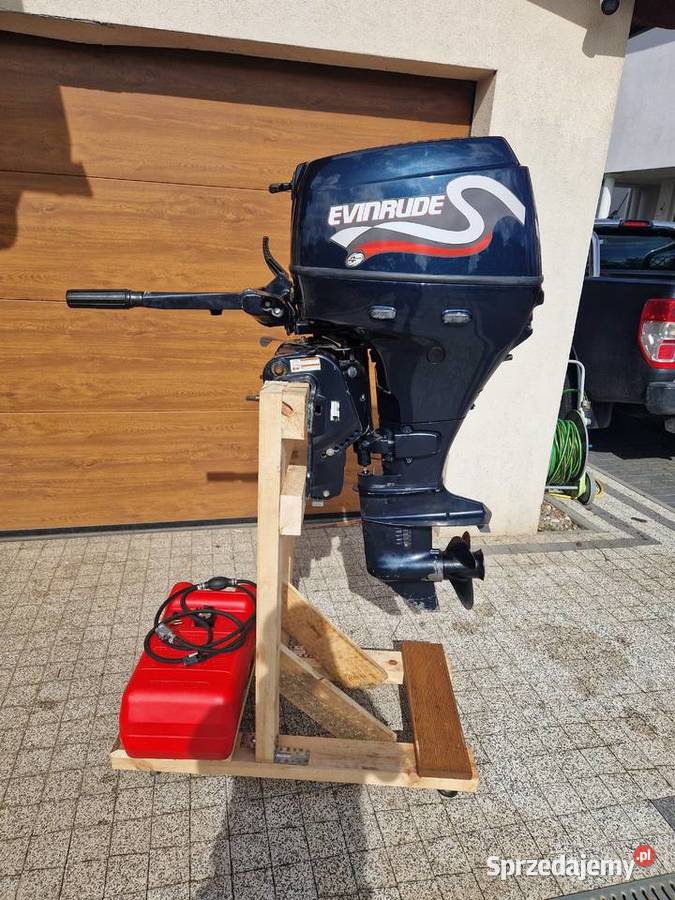 Silnik zaburtowy Evinrude 25km, 4t, rumpel Stopa S