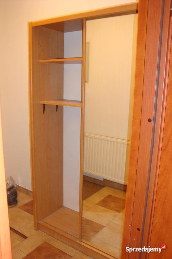 Szafa przedpokojowa z lustrem Black Red White Meble Kraków