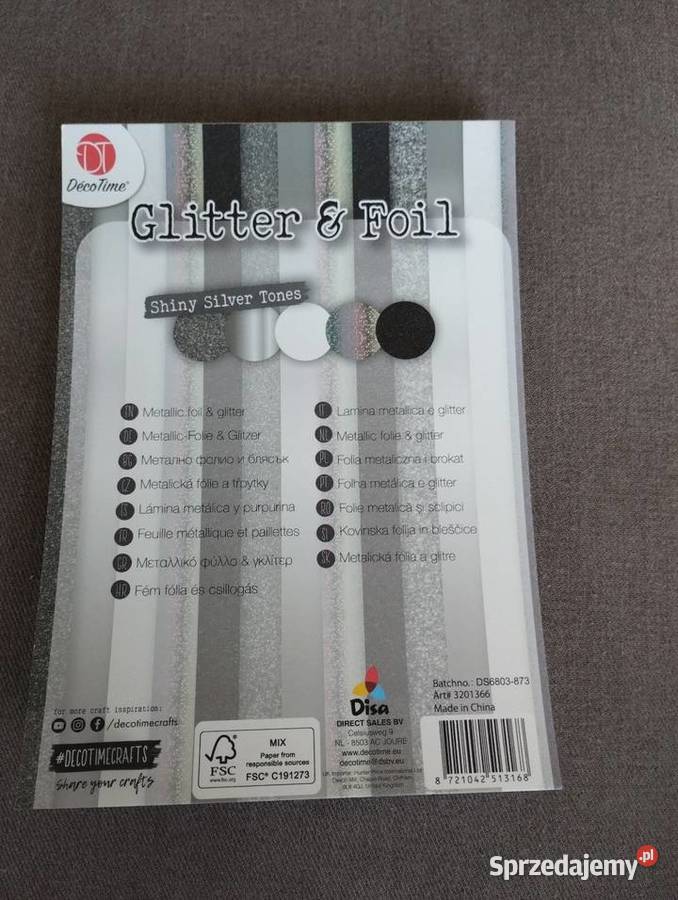 Papier brokatowy a5 podlaskie Siemiatycze