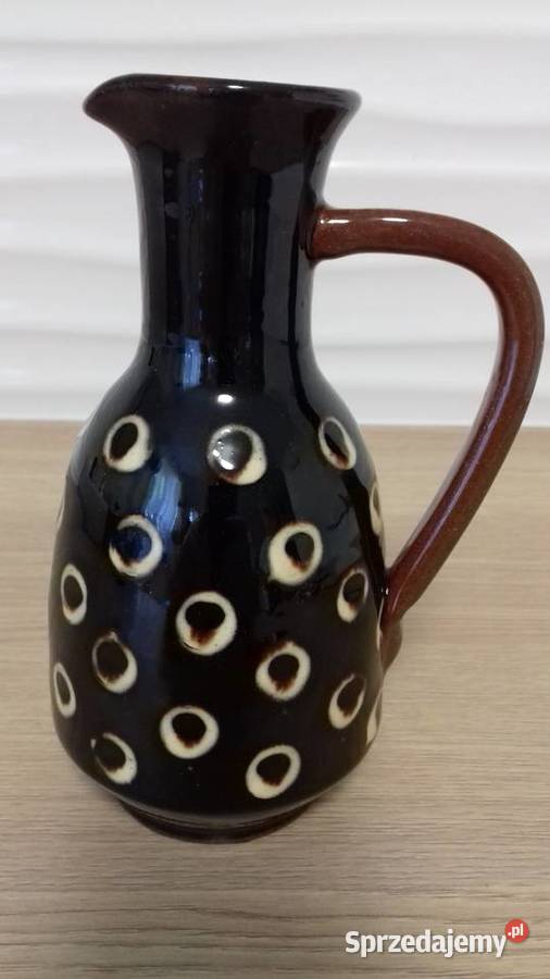 Dzbanuszek z czarkami do wódki ceramika