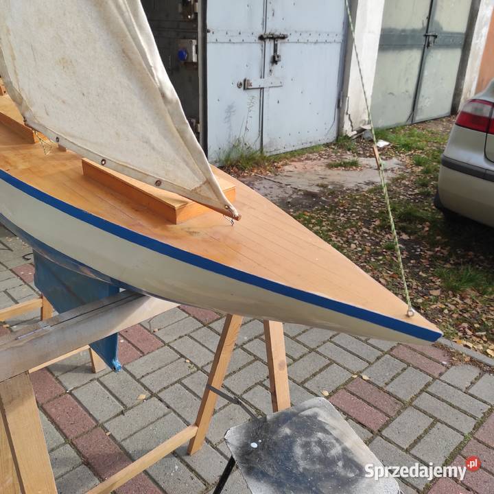 Żaglówka sterowana drewniana na pilota Legnica sprzedam