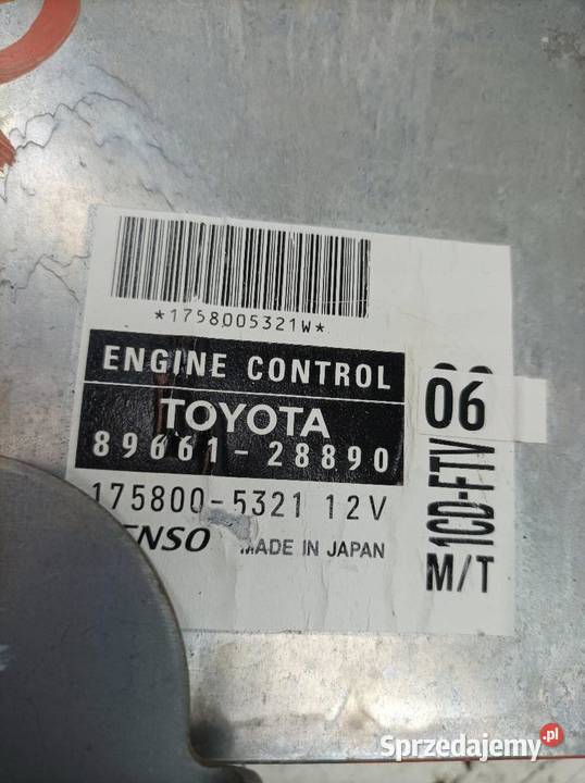 STEROWNIK SILNIKA 8966128790 20 115 Toyota