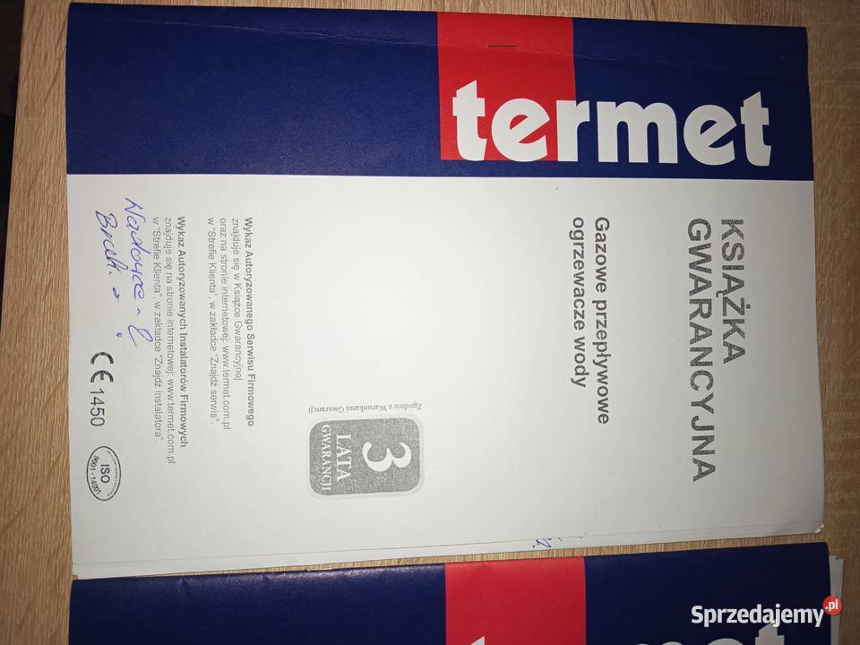 Piecyk gazowy do ogrzewania wody używany jeszcze Frydrychowice sprzedam