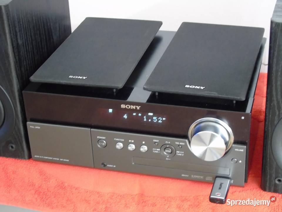 Wieża Sony USB mp3 CD RDS AUX kol sprawna