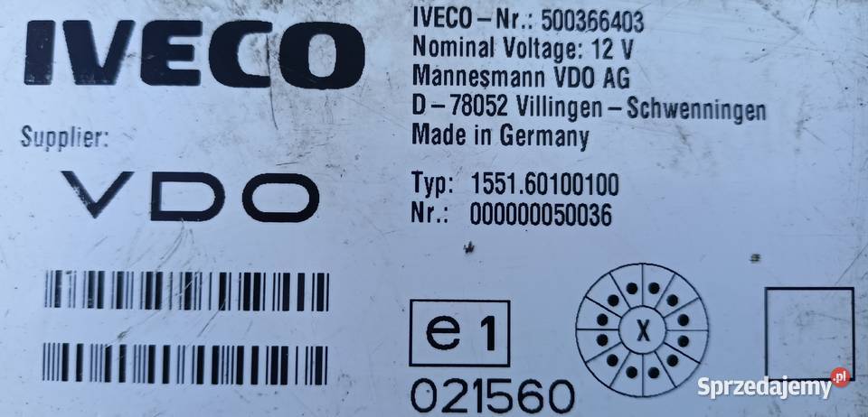 IVECO DAILY III LICZNIK ZEGARY 500366403