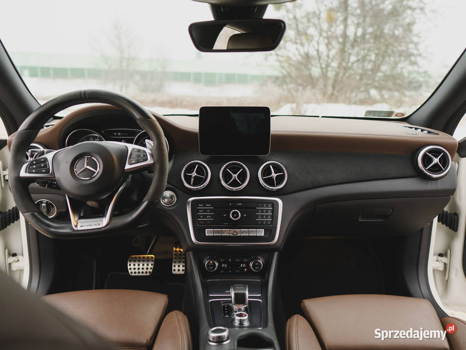 Mercedes CLA 45 AMG na prywatne raty bez BIK i elektrochrom. lusterka boczne mazowieckie Warszawa