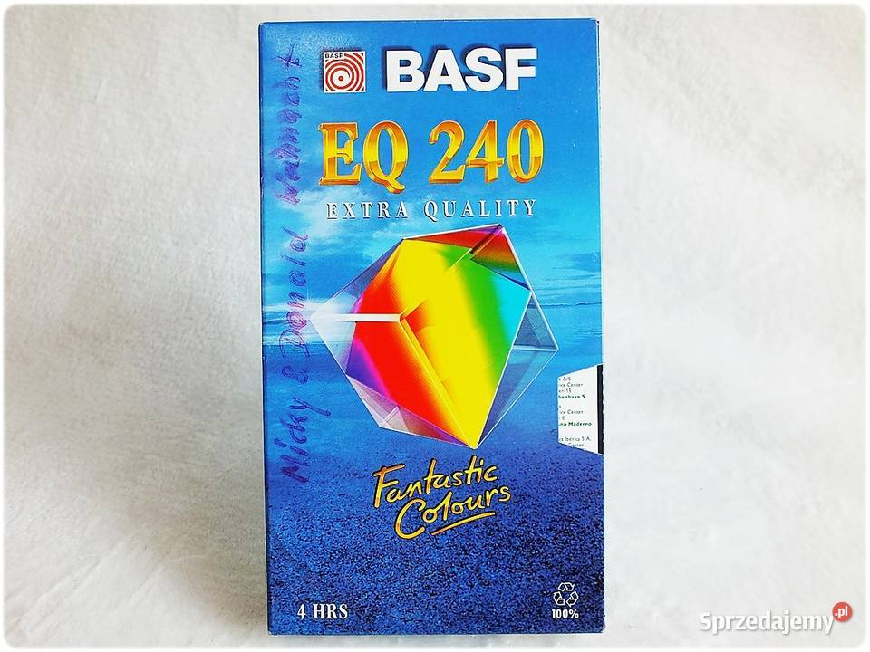 Kaseta VHS BASF 240 minut Nagrana BAJKI Z Żary sprzedam