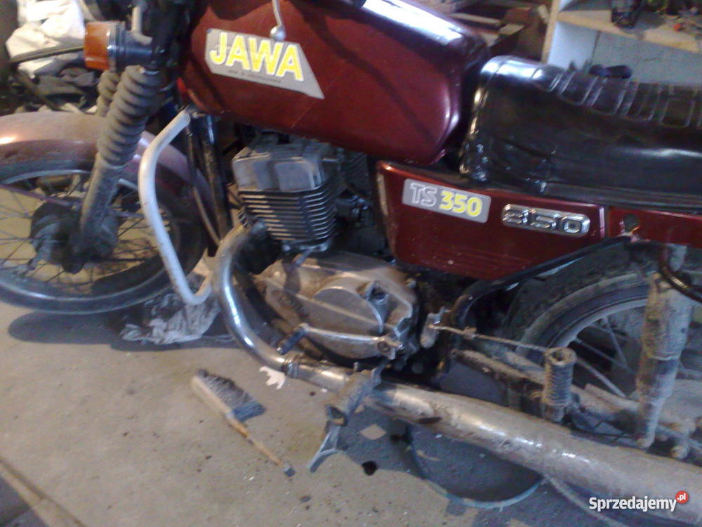 Jawa 350 Jawka Java Motocykl Motor Motór
