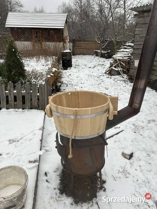 Wodospad wiadro dębowe do sauny 20 litrów sprzedam