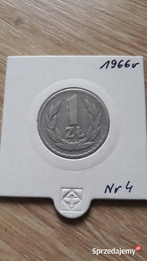 1 złoty 1966 rPRLRzadkość 4Cudeńko Konin