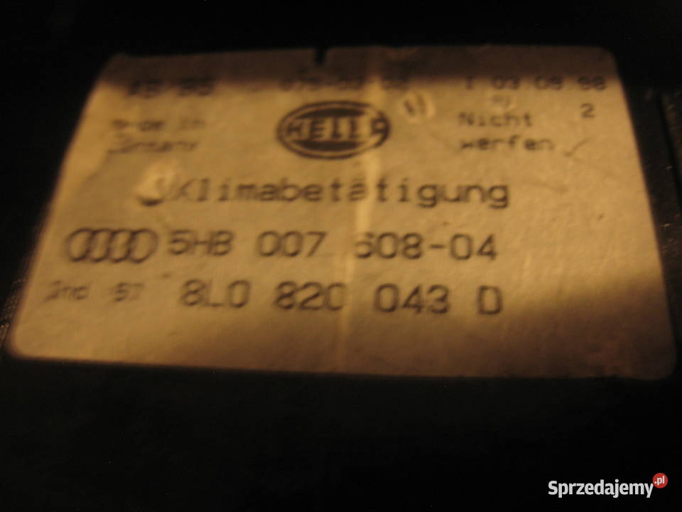 Panel sterowania nawiewów nadmuchu climatronic małopolskie