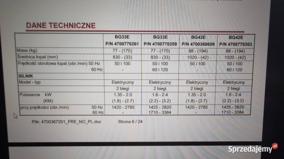 Zacieraczka do betonu elektryczna Dynapac 95 wielkopolskie Turkowice sprzedam