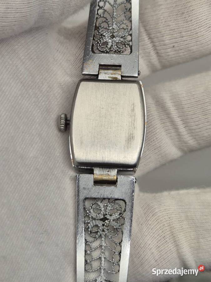 Zegarek koktajlowy ażurowy ŁuczLuch śląskie Chorzów