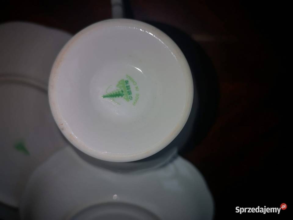 Filiżanka z talerzykiem Madę in Cina Gdańsk