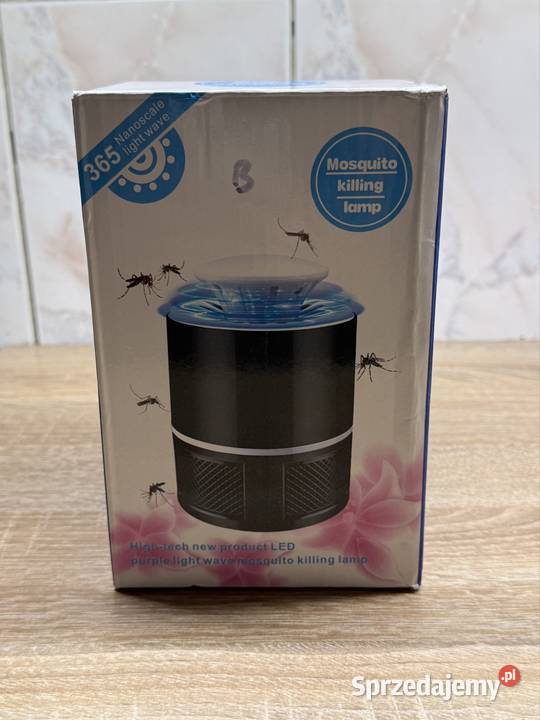 LAMPA UV LED OWADOBÓJCZA PUŁAPKA NA KOMARY ĆMY Sadki