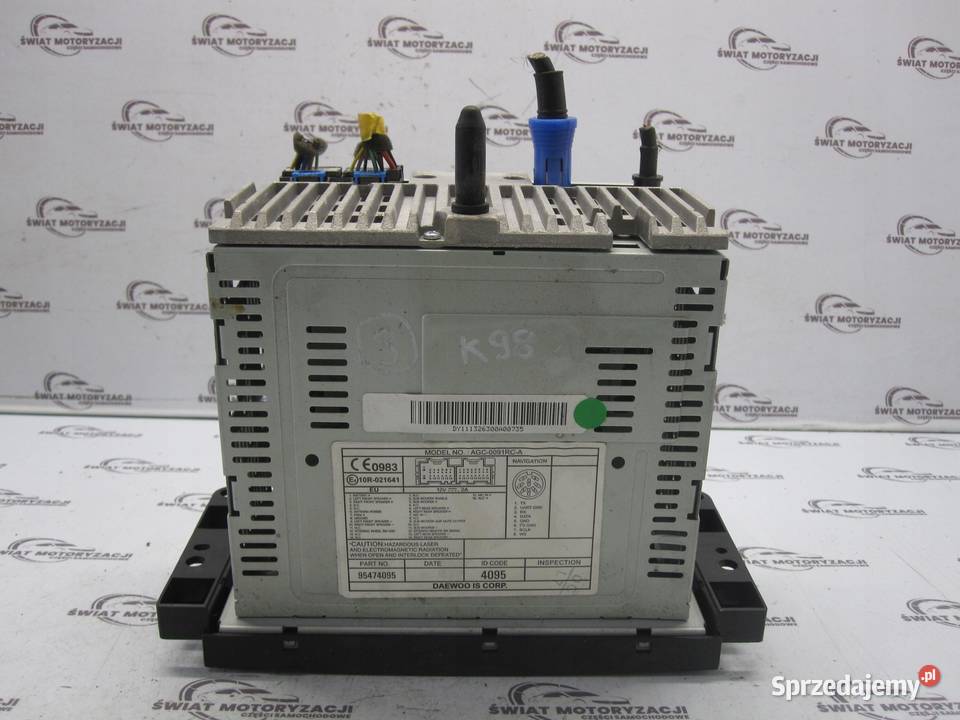 CHEVROLET CAPTIVA I LIFT 12r radio CD 95474095