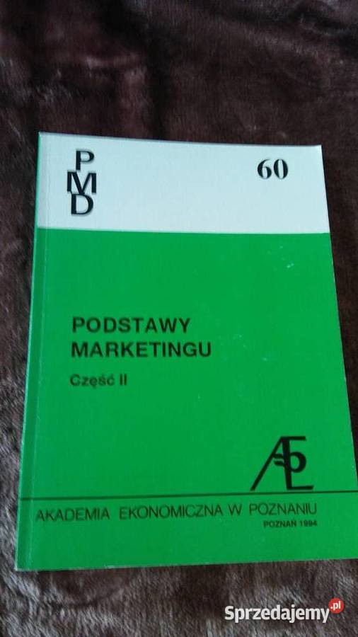 podstawy marketingu część I i II AE Poznań Podręczniki sprzedam
