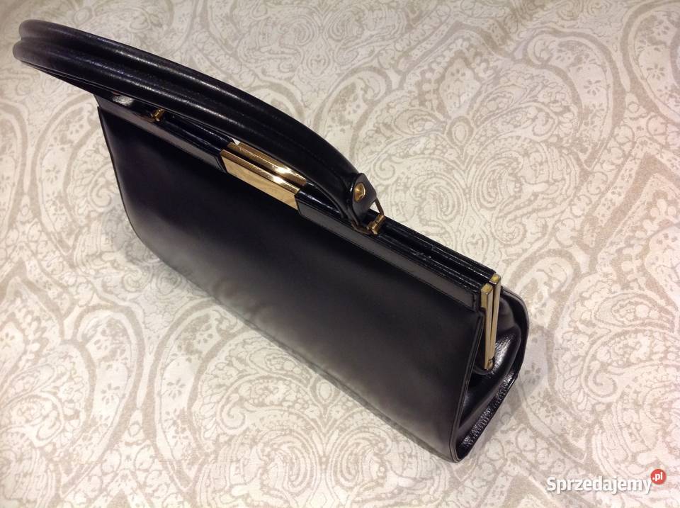 Kuferek Torebka Skórzana Damska Czarna Skóra lubuskie Nowa Sól