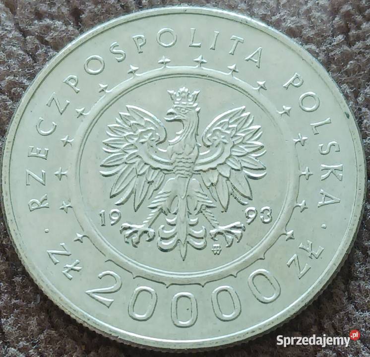 20000 Zamek w Łańcucie 1993 r mennicze sprzedam