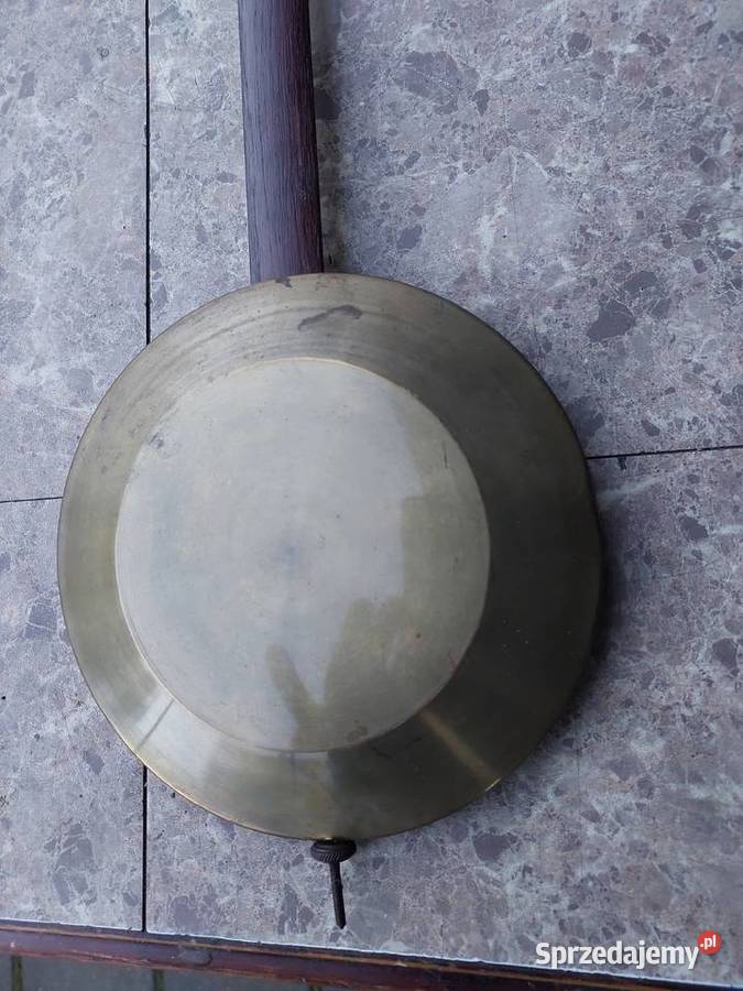 678 Wahadło starego zegara podłogowego stojącego pomorskie Tczew