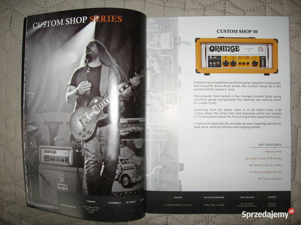 Orange Amps Guitar Amplifiers 2015 catalog pomorskie Kępice