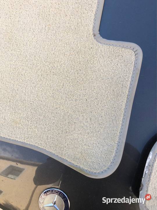Dywaniki mercedes w204 welur oryginalne Motoryzacja