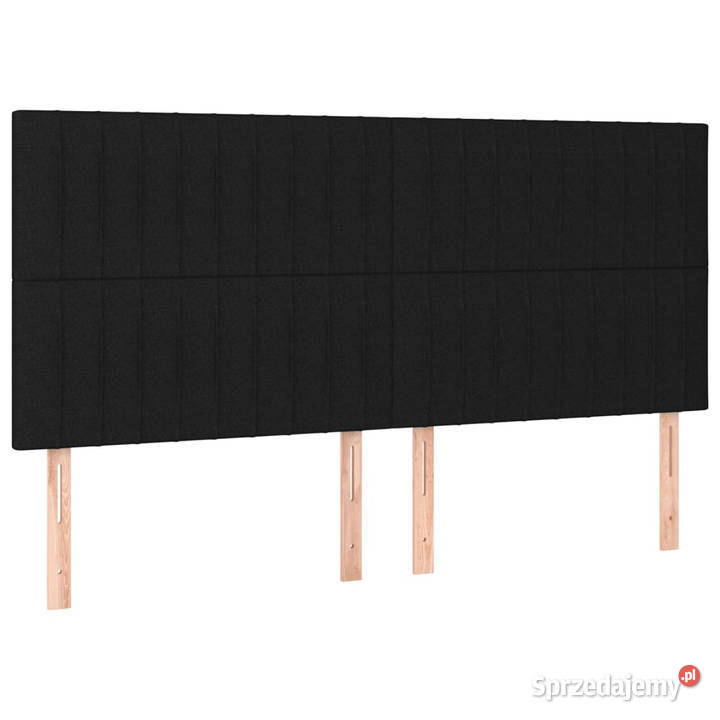 Zagłówek do łóżka z LED czarny 160x5x118128 sprzedam