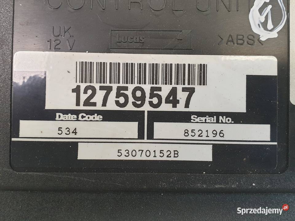 Saab 95 lift MODUŁ KOMFORTU sterownik 12759547 Pozostałe