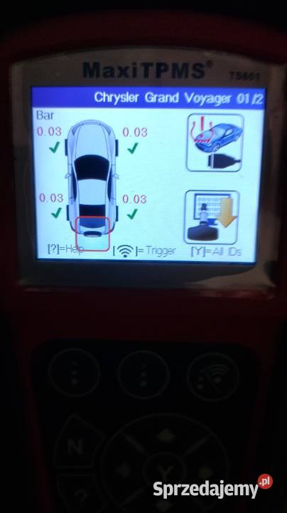Czujniki ciśnienia Chrysler grand Voyager 201619 Kraków sprzedam