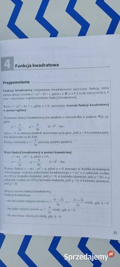Powtórka przed maturą Matematyka Zadania matematyka Lublin sprzedam