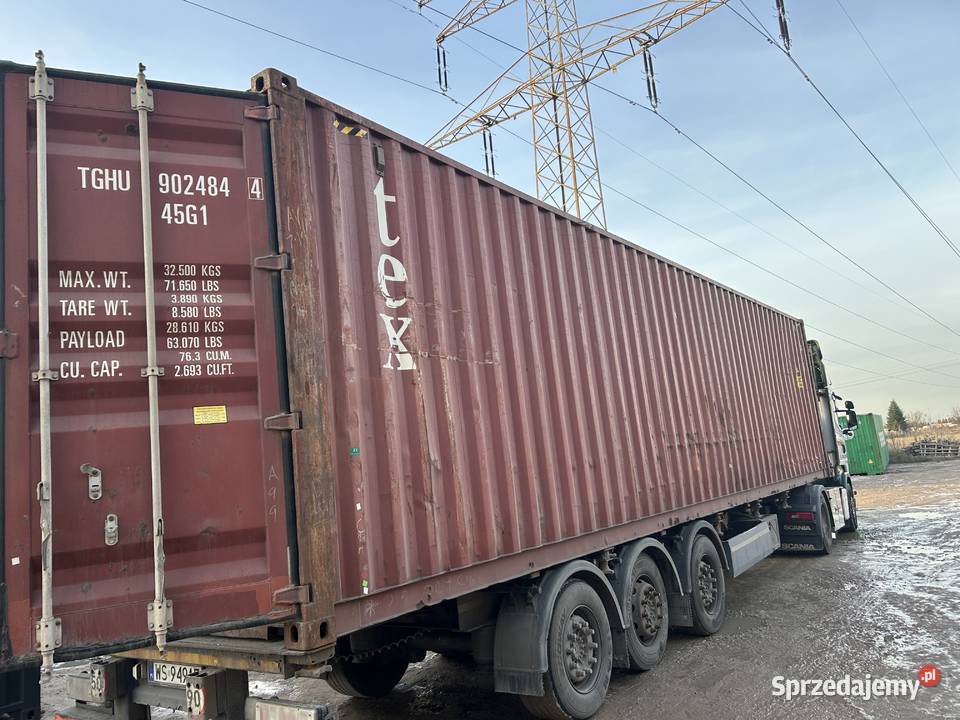 Kontener morskimagazynowy 40HC używany 12 m Radom