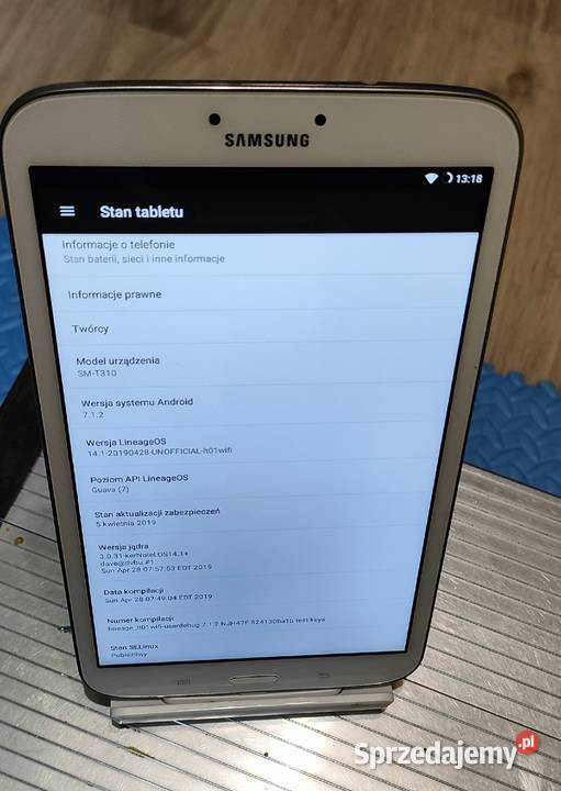 Tablet Samsung Aktualizacja Androida LineageOs Środa Wielkopolska
