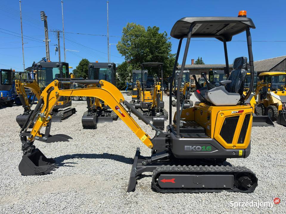 Nowa Minikoparka XGV EKO16 z 2026 Roku Waga 1600