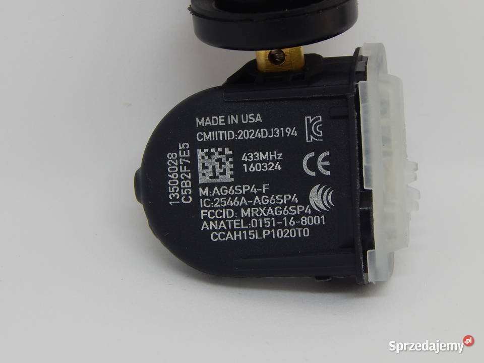 Czujniki ciśnienia opon 4 TPMS OPEL MADE IN USA Pozostałe Łódź