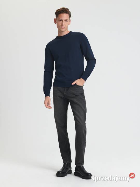 granatowy sweter męski Sinsay Rozmiar L