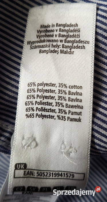 Koszula męska w drobne paseczki Radom sprzedam