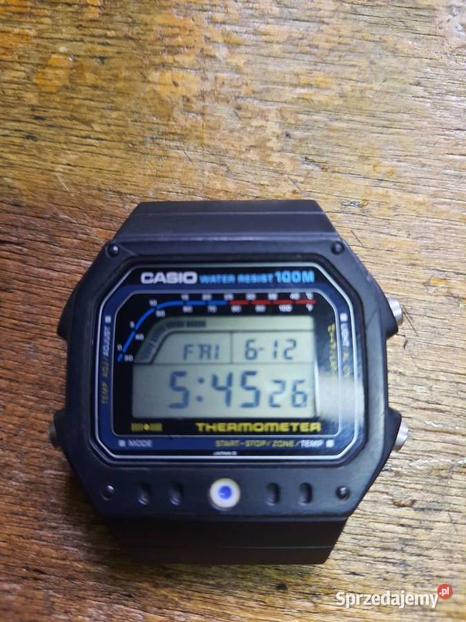Zegarki casio ts 1000 i ts 1200 z lat 80