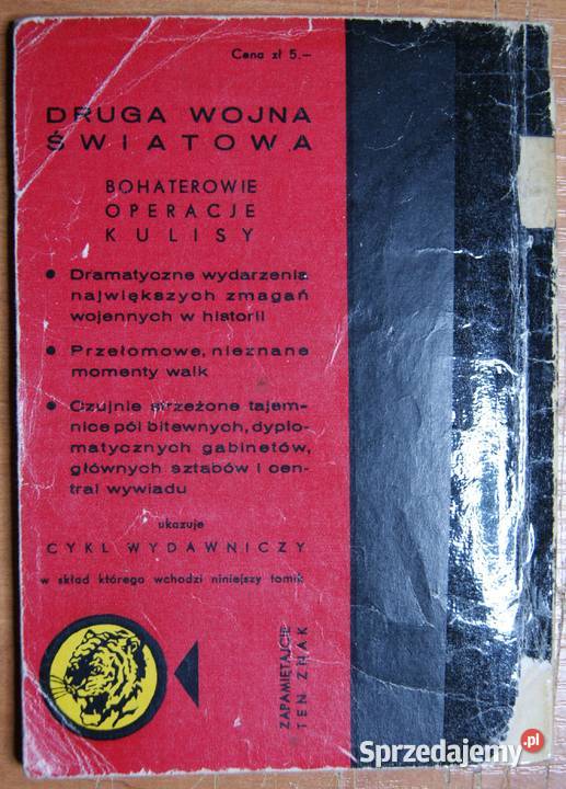 Żółty Tygrys Operacja Katapulta 1962 miękka Parczew sprzedam