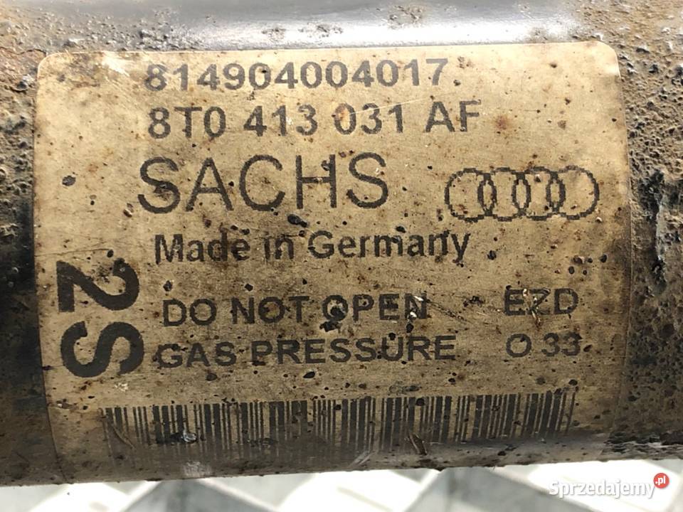 AMORTYZATOR PRAWY PRZÓD ZE SPRĘŻYNĄ AUDI A4 B8