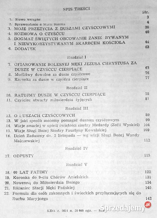 Moje przeżycia z duszami czyśćcowymi Maria Simma Chełm