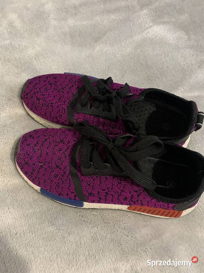 Buty sportowe sneakersy fioletowe różowe HIT czarny Jasło
