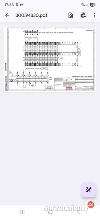 Taśma karoband wym 1627x7631mm Lublin
