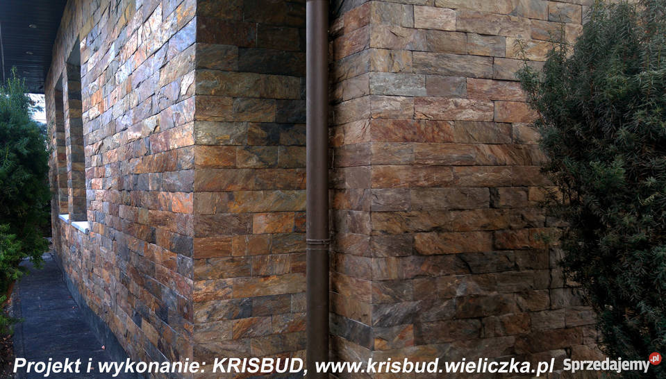 Kamień elewacyjny kamień naturalny elewacja Wrocław