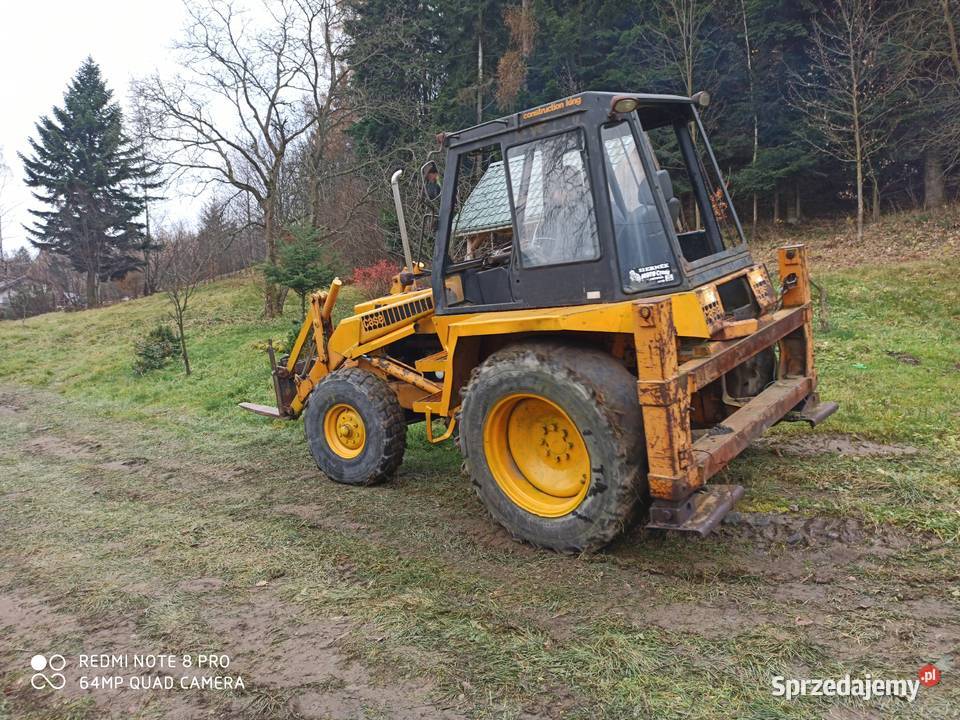 Case 580F ładowarka widły zamiana śląskie Twardorzeczka