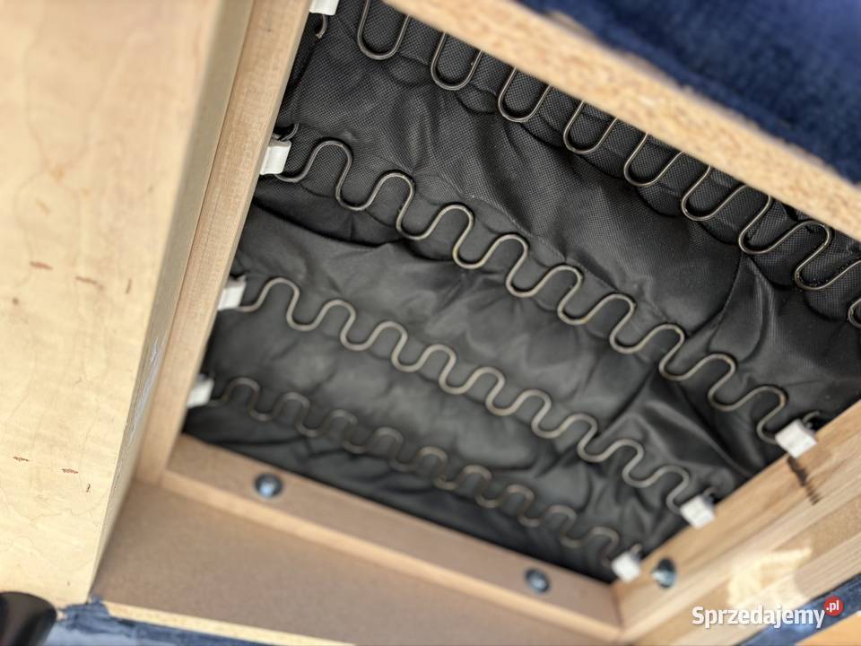 Fotela uszak granatowy welur Góra Bałdrzychowska-Kolonia sprzedam