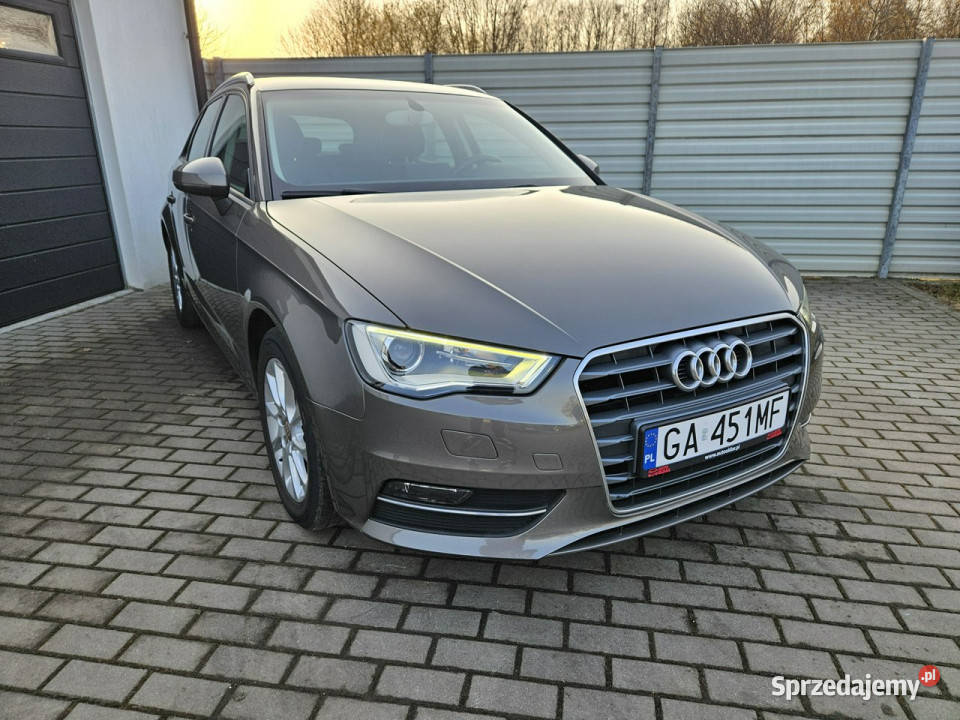 Audi A3 Sportback 14 TFSi 125 xenon BEZWYPADEK 5 reflektory ksenonowe Gdynia
